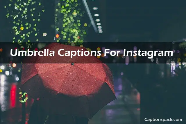 301+ Umbrella Captions For Instagram & Quotes {2022}