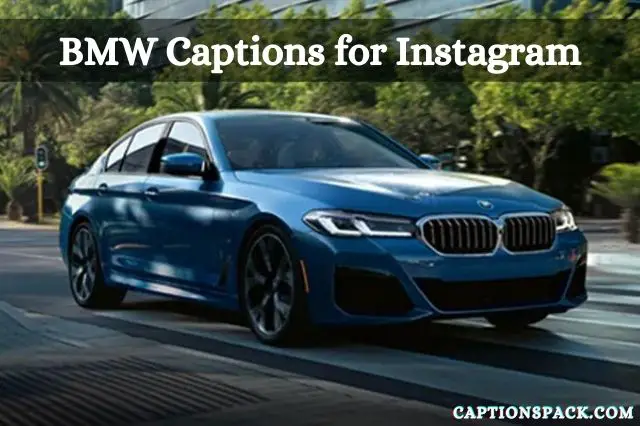 BMW Captions for Instagram