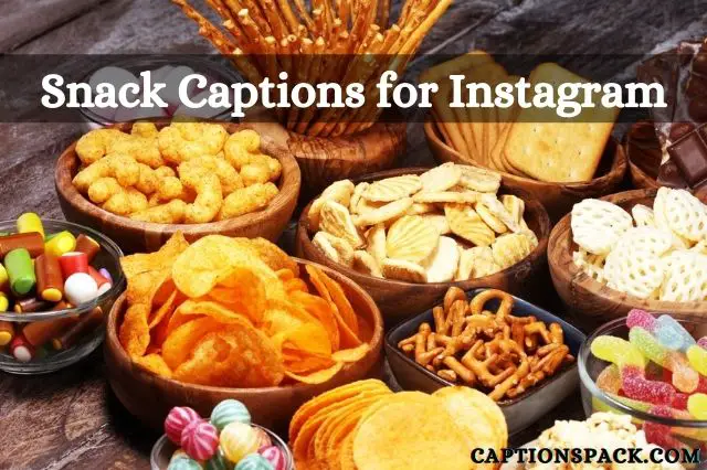 300+ Snack Captions for Instagram [Funny, Evening, ...