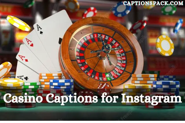 Casino Captions for Instagram