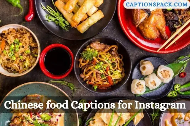 Chinese Food Captions for Instagram