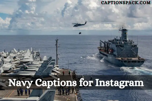 Navy Captions for Instagram