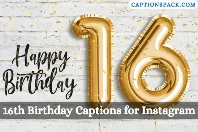 16th Birthday Captions for Instagram