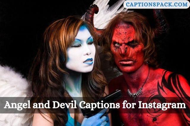 Angel and Devil Captions for Instagram