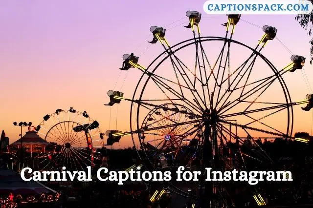 Carnival Captions for Instagram