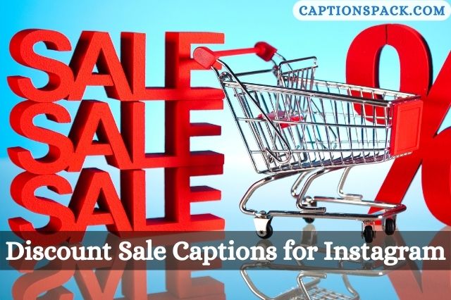 310 Discount Sale Captions For Instagram With Quotes