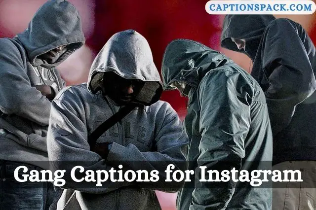 Gang Captions for Instagram