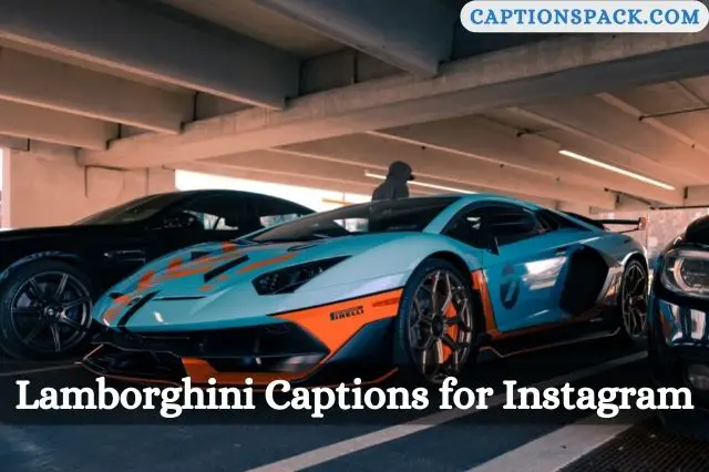 Lamborghini Captions for Instagram