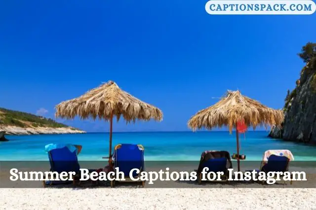 Summer Beach Captions for Instagram