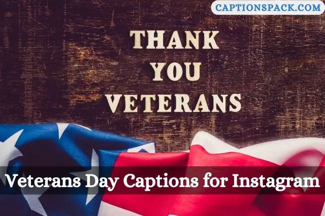 Veterans Day Captions for Instagram