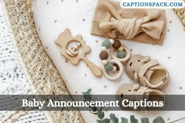 Baby Announcement Captions for Instagram