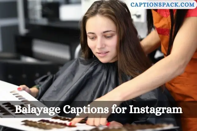 Balayage Captions for Instagram