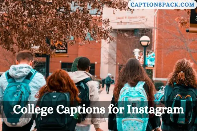 College Captions for Instagram