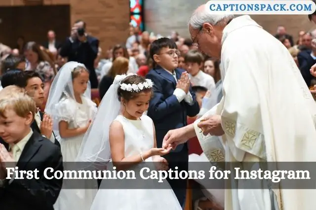 First Communion Captions for Instagram