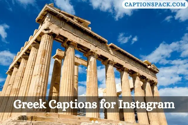 Greek Captions for Instagram
